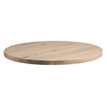 Rustic Solid Oak Table Top - Extra White